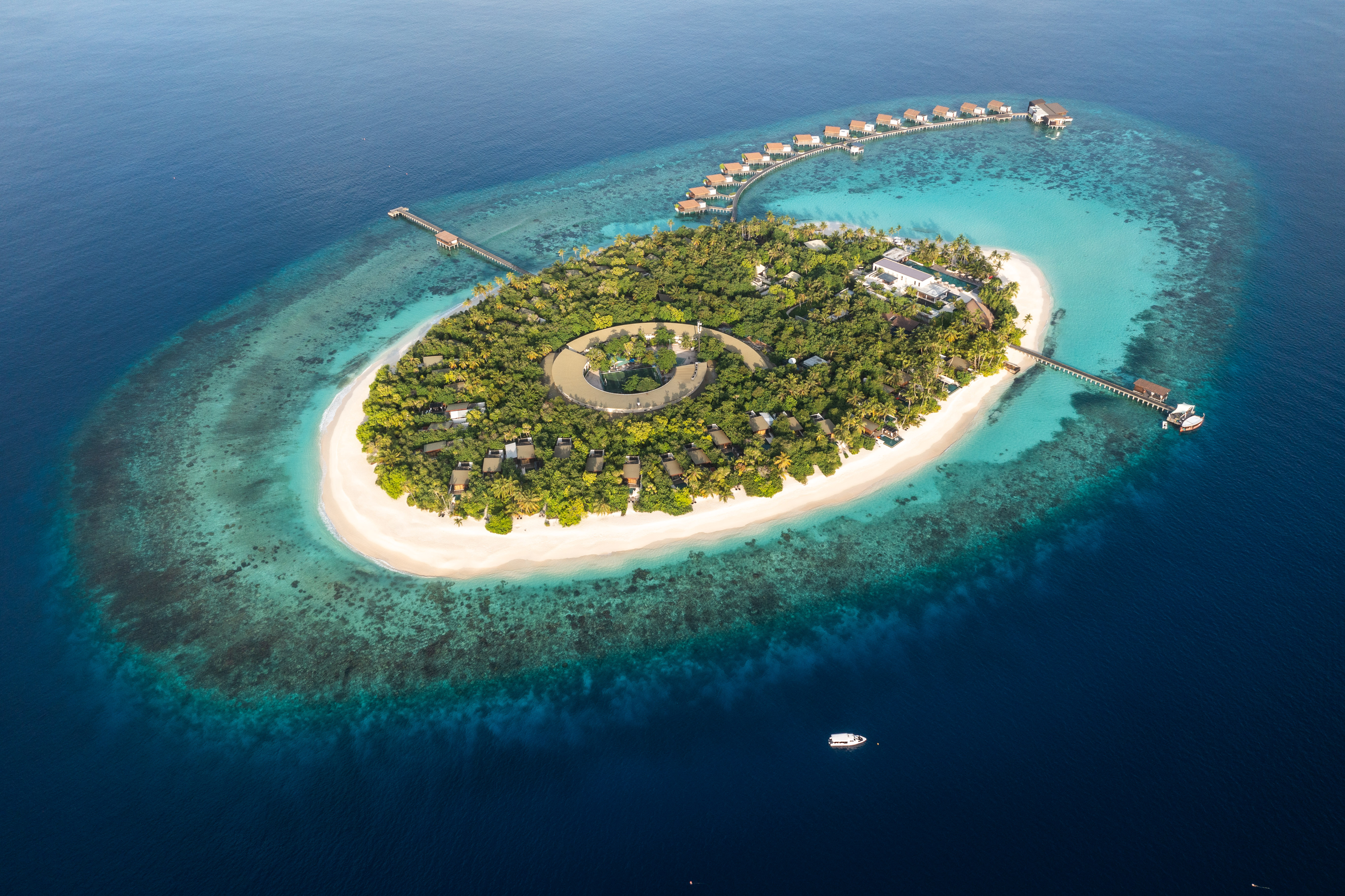 Aerial-View-Park Hyatt Maldives-Island