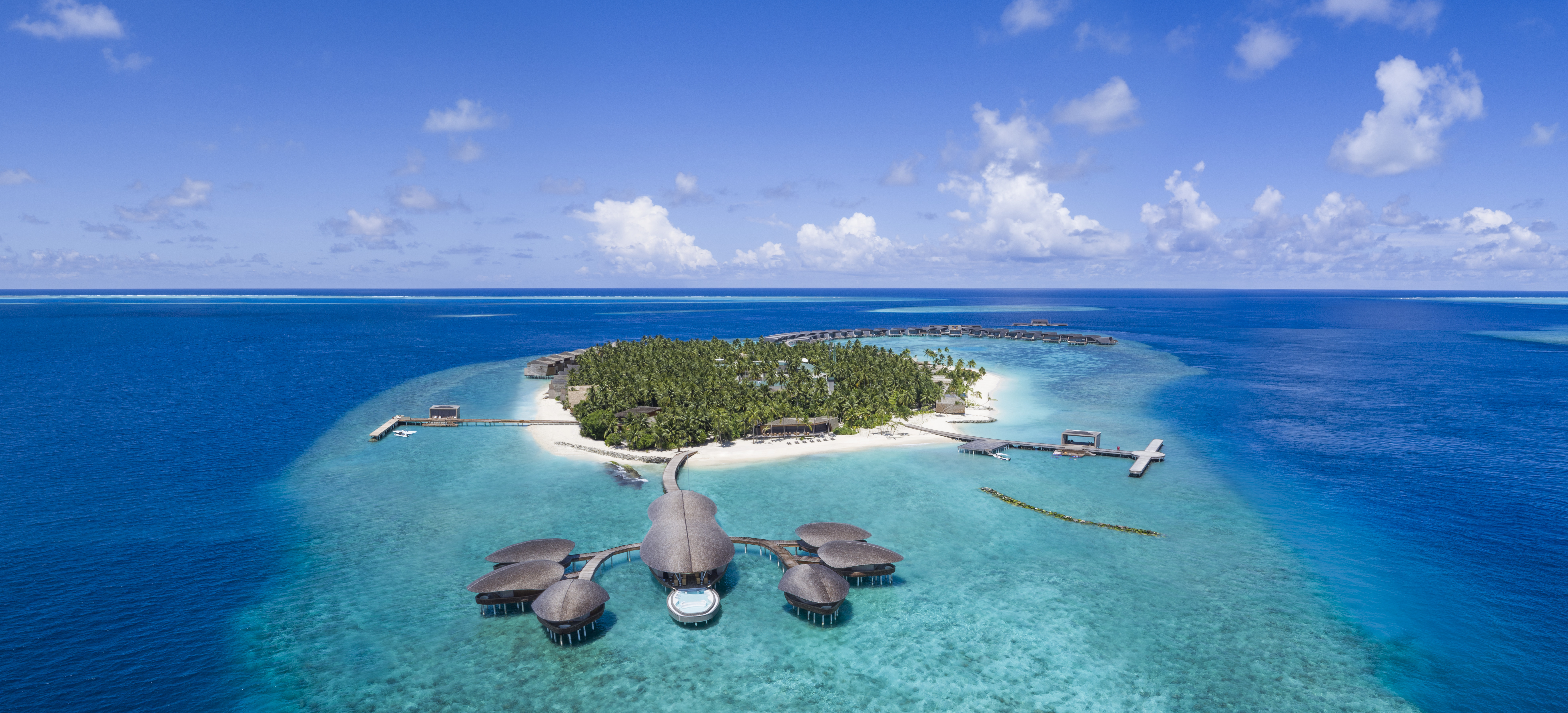 St Regis Vommuli Aerial Vommuli Island