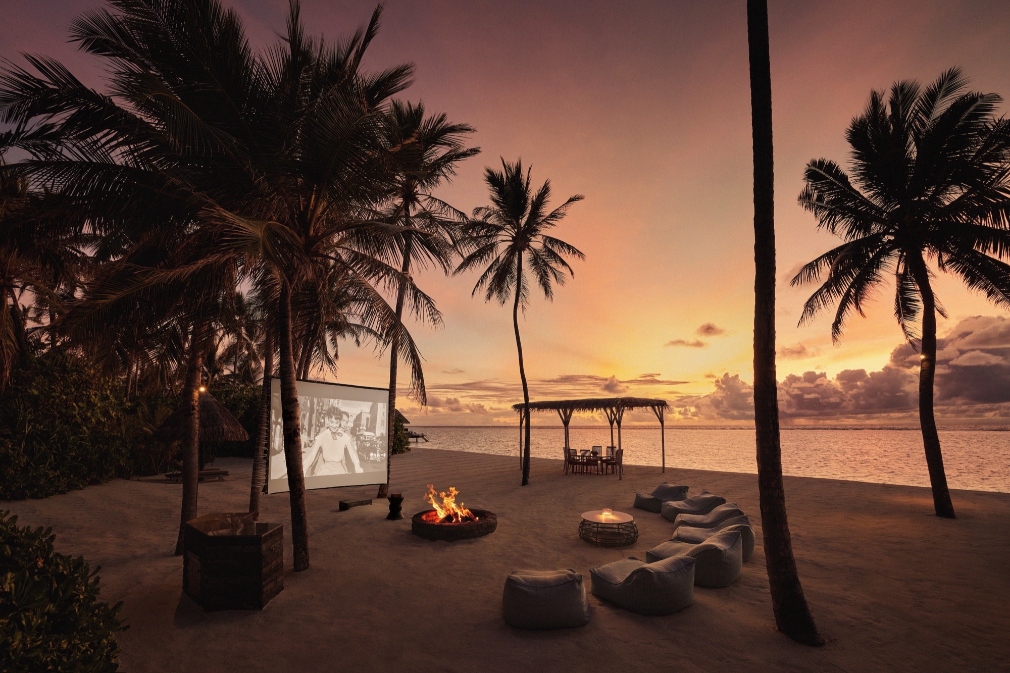 Luxury overwater villa